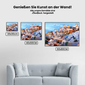 Malen nach Zahlen – I Colori di Santorini