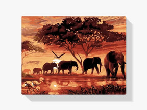 Malen nach Zahlen – Ja das ist Afrika!