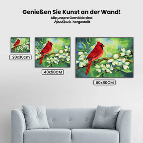 Malen nach Zahlen – Kardinal