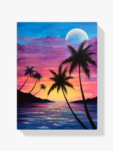 Malen nach Zahlen – Karibischer Sonnenuntergang