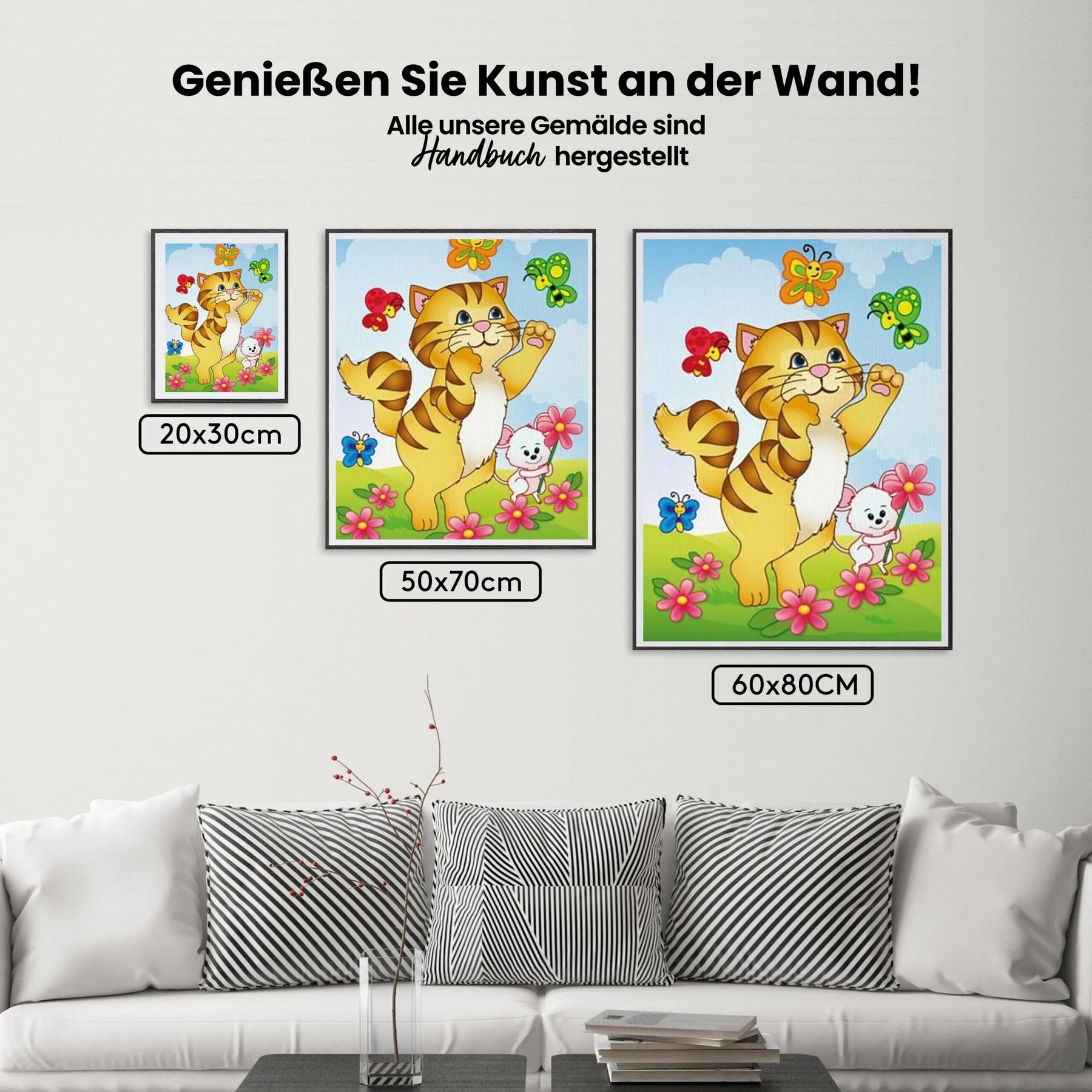Malen nach Zahlen – Katz und Maus