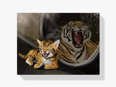 Malen nach Zahlen – Katze Tiger Farbe
