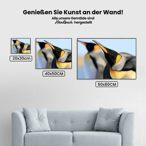 Malen nach Zahlen – Königspinguine