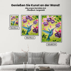 Malen nach Zahlen – Kolibri