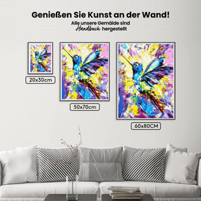 Malen nach Zahlen – Kolibri