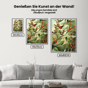 Malen nach Zahlen – Kolibris