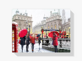 Malen nach Zahlen – London im Schnee