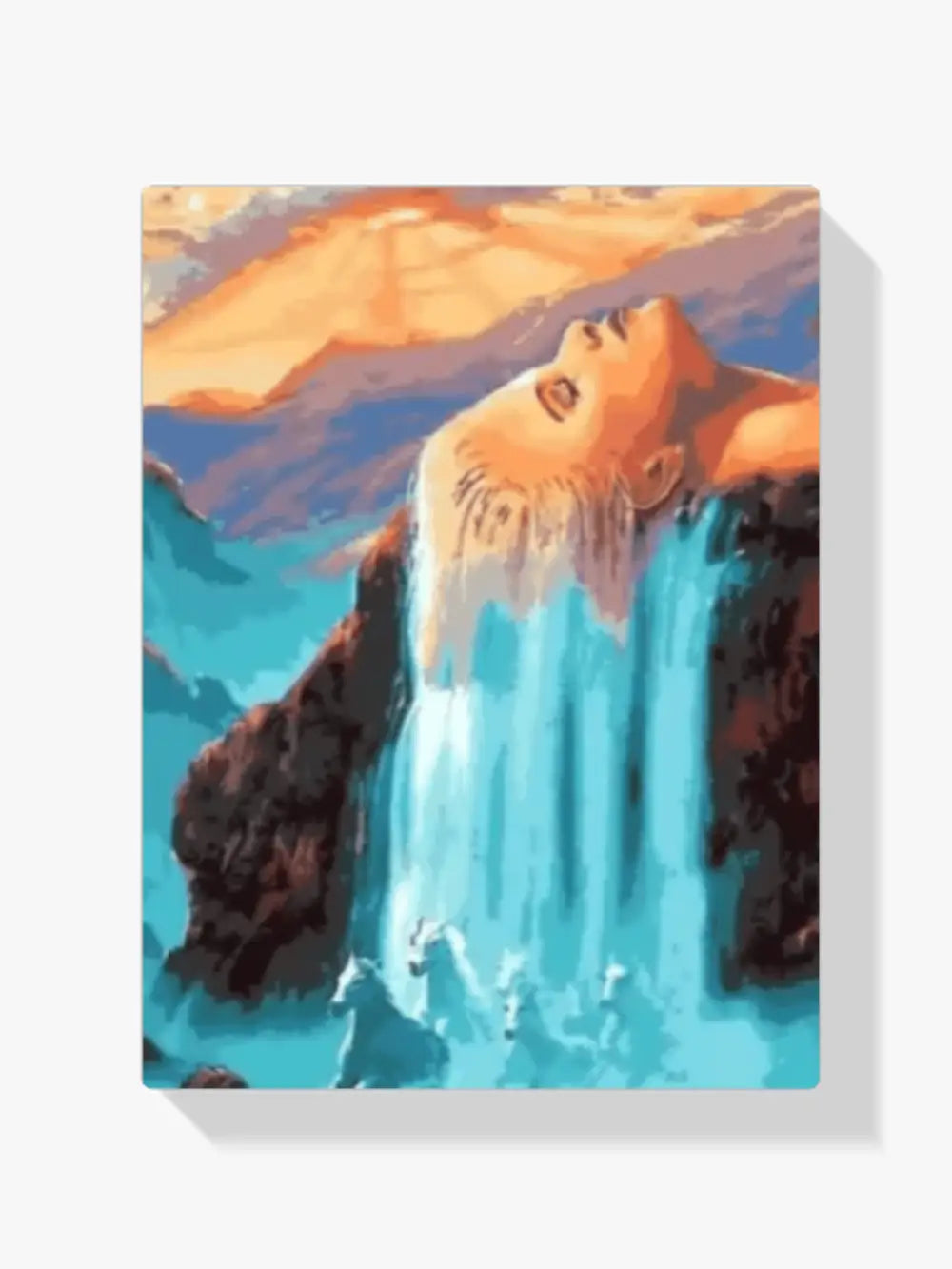 Malen nach Zahlen – Magischer Wasserfall