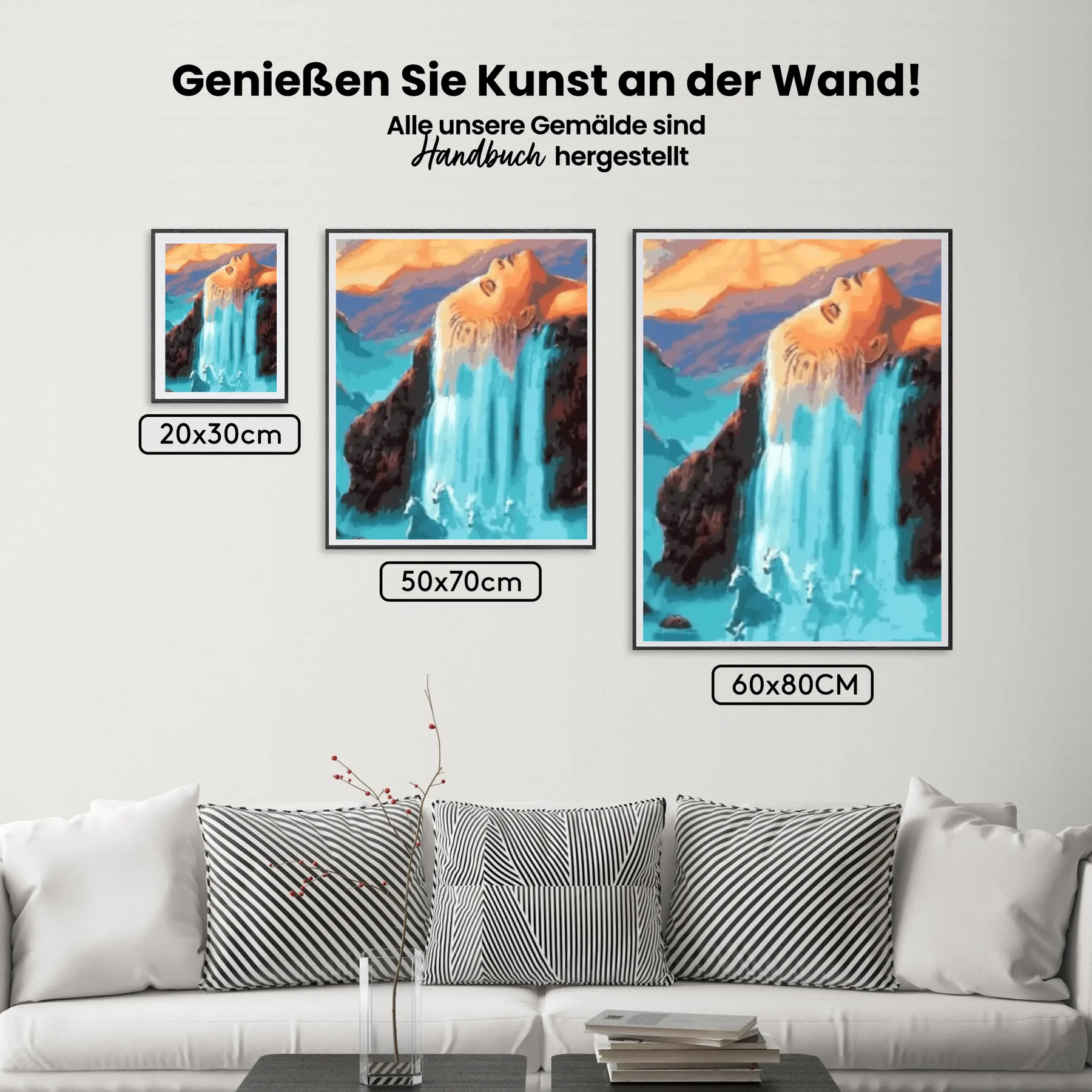 Malen nach Zahlen – Magischer Wasserfall