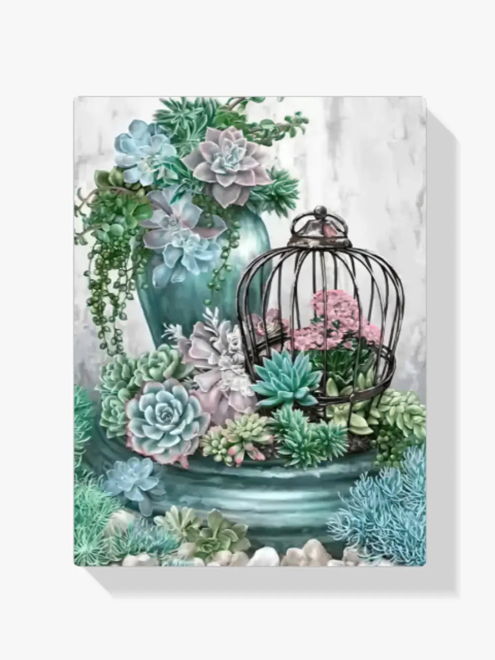 Malen nach Zahlen – Mehrere Blumen