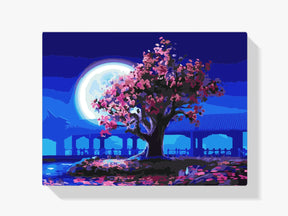 Malen nach Zahlen – Mitternachtsbaum