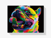 Malen nach Zahlen – Neon Bulldogge