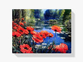 Malen nach Zahlen – Ode Blumen am See