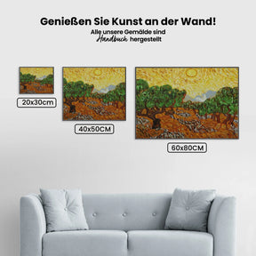 Malen nach Zahlen – Olivenbäume