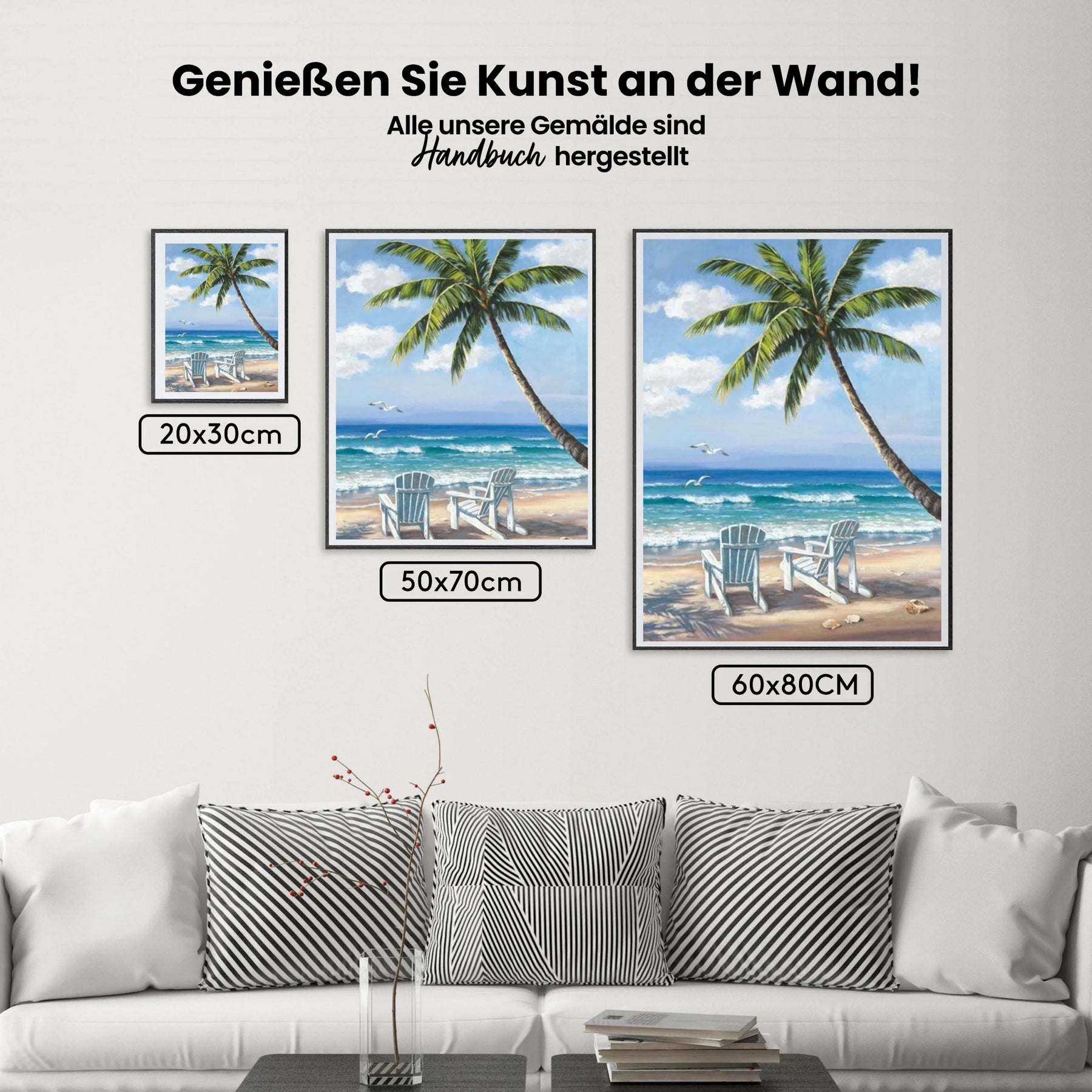 Malen nach Zahlen – Paradiesischer Strand