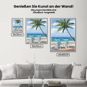 Malen nach Zahlen – Paradiesischer Strand