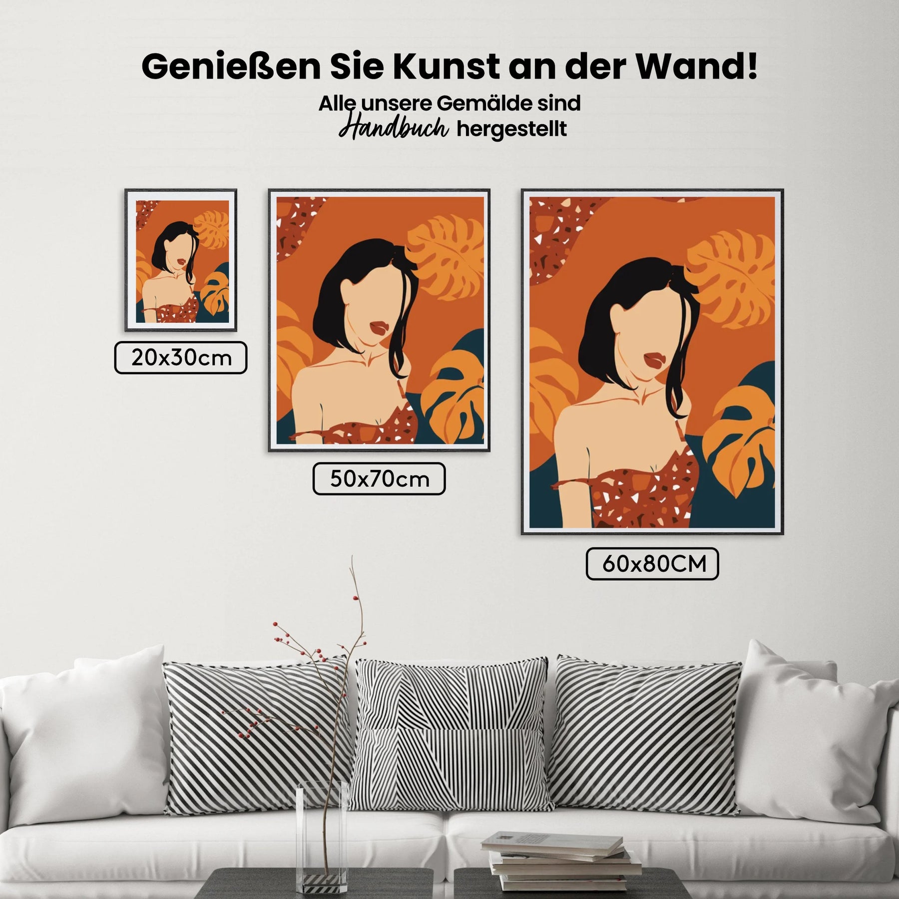 Malen nach Zahlen – Personen Illustrationen 11