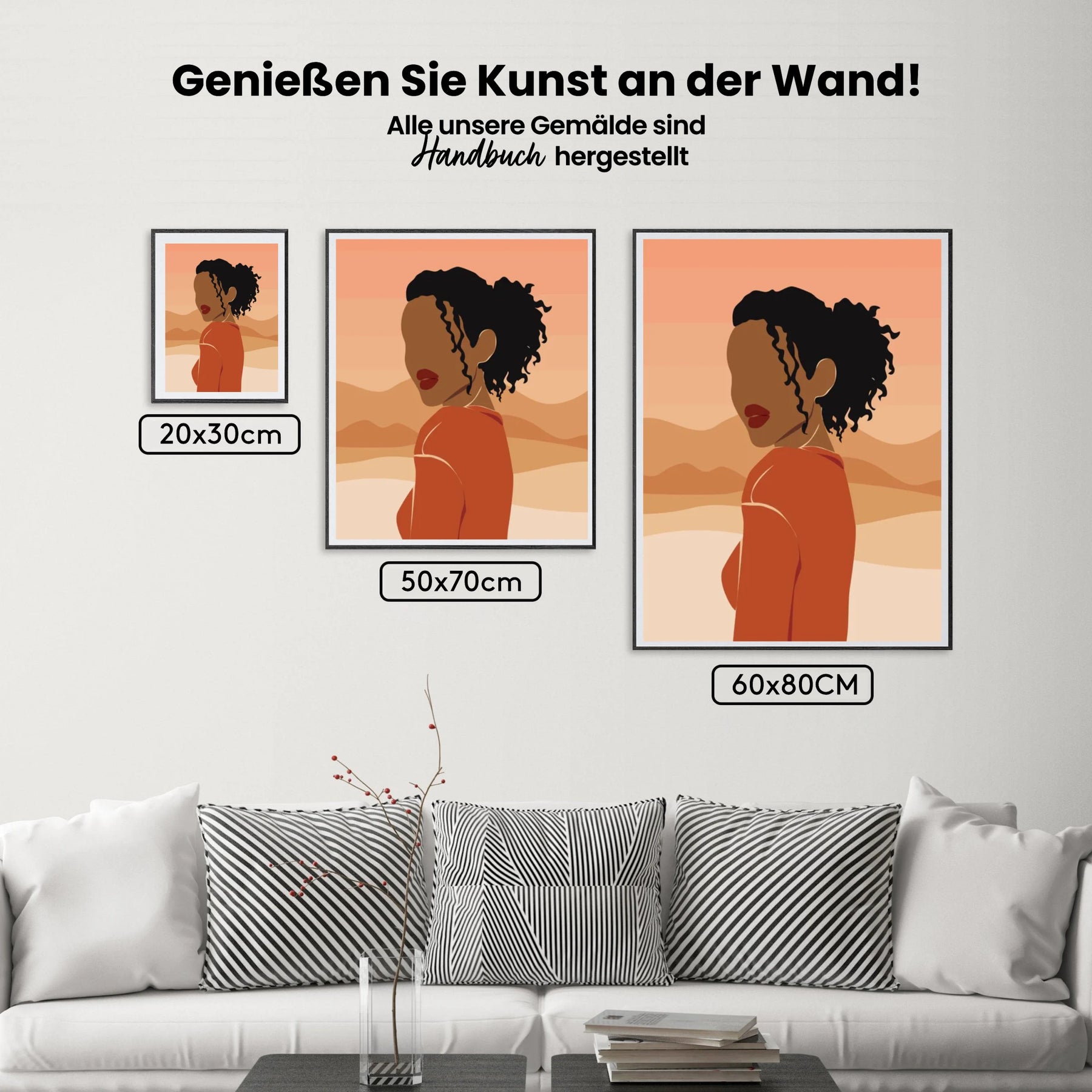 Malen nach Zahlen – Personen Illustrationen 21