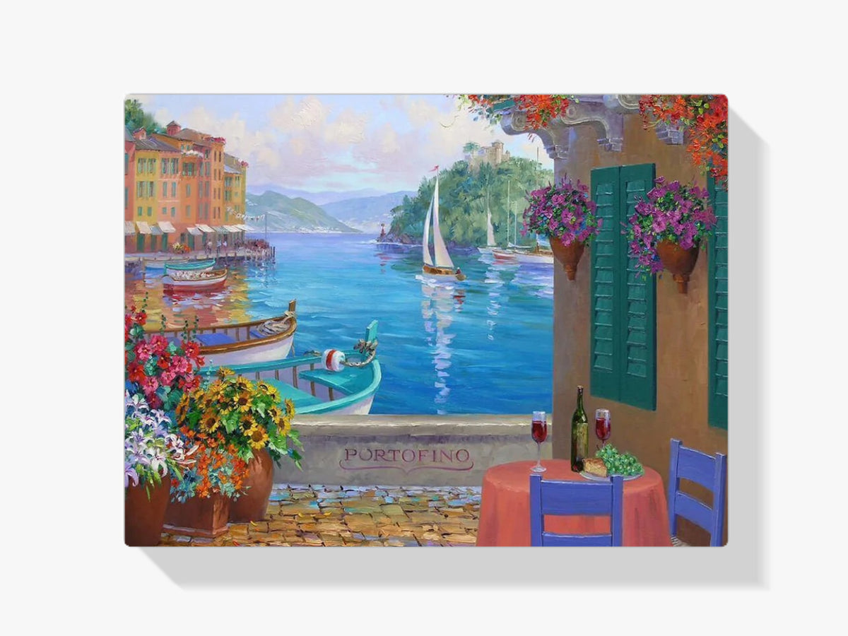 Malen nach Zahlen – Portofino Reflexionen