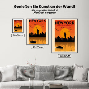 Malen nach Zahlen – Retro – New York