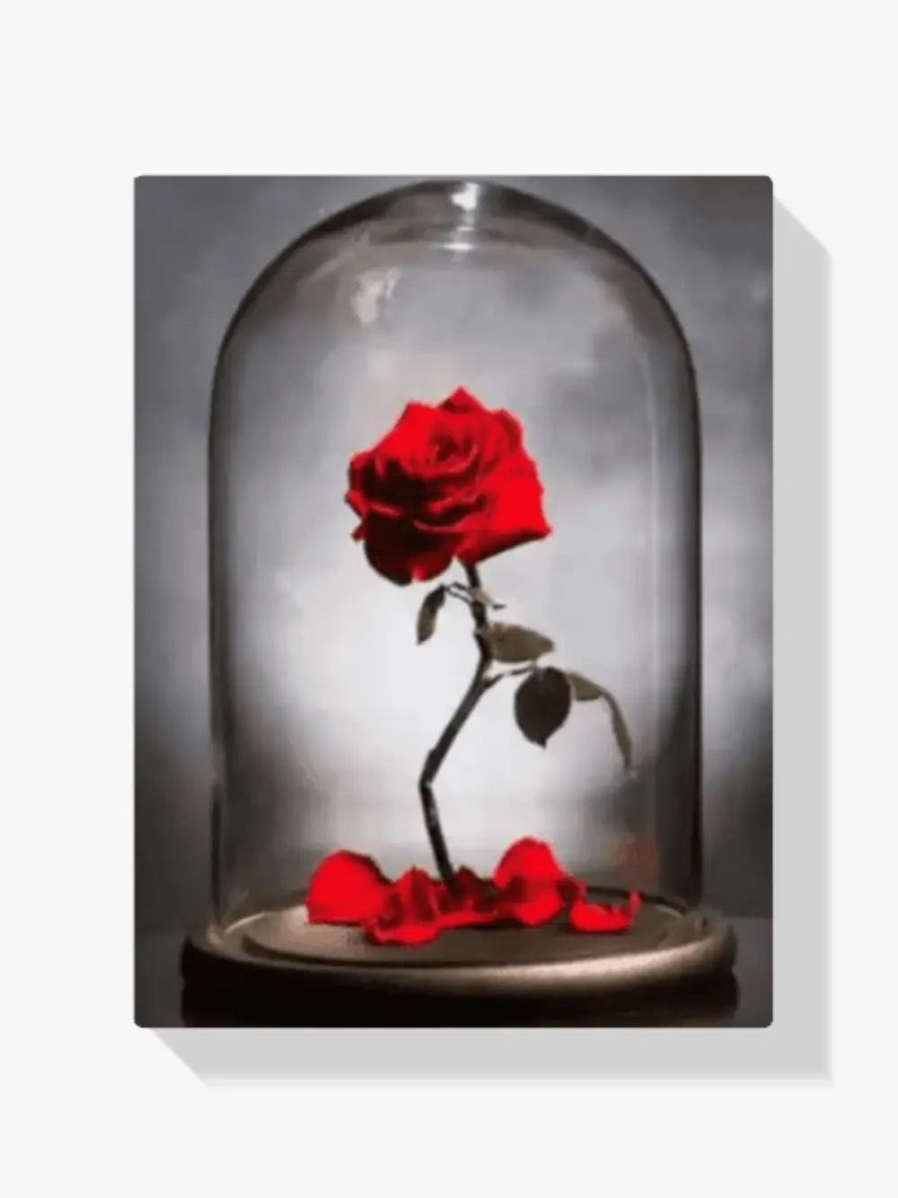 Malen nach Zahlen – Rose in Vase