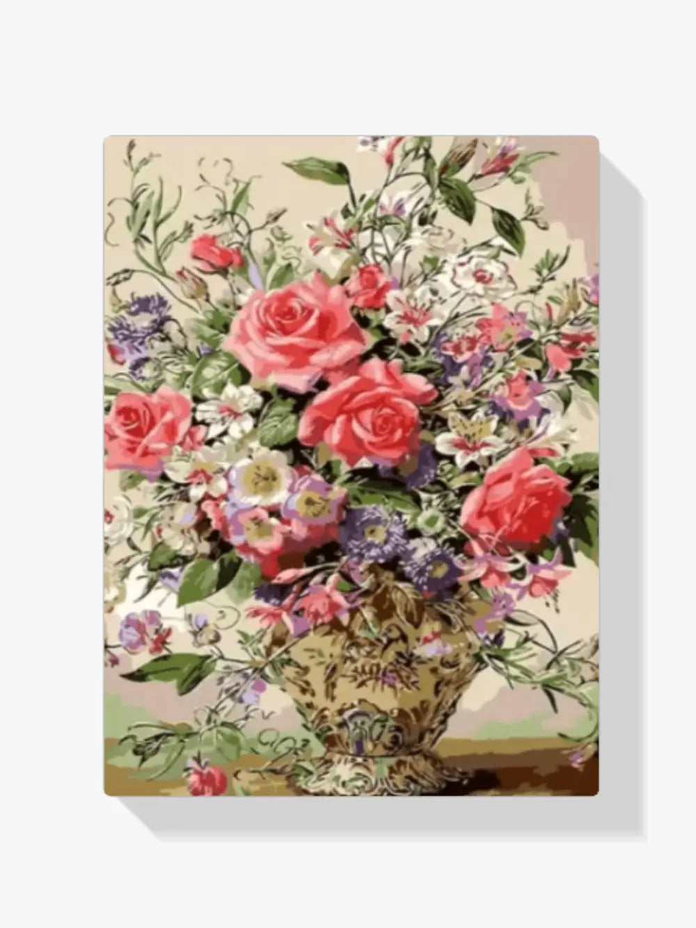 Malen nach Zahlen – Schöne Blumen in Vase