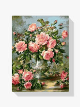 Malen nach Zahlen – Schöne Blumen in der Vase
