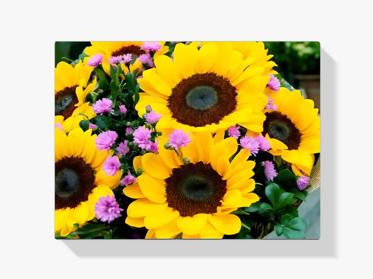 Malen nach Zahlen – Schöne Sonnenblumen