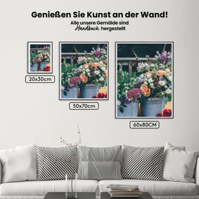 Malen nach Zahlen – Schöner Blumenstrauß in Emmer