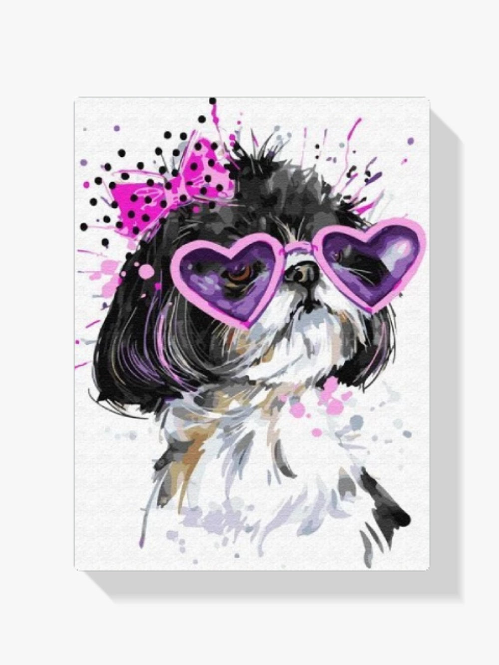 Malen nach Zahlen – Shih Tzu-Dame