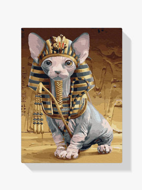 Malen nach Zahlen – Sphynx-Katze