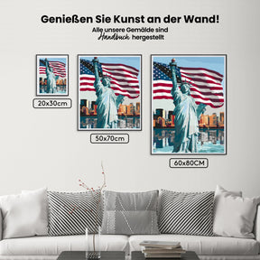 Malen nach Zahlen – Stolzer Amerikaner