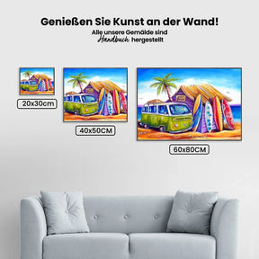 Malen nach Zahlen – Surfen