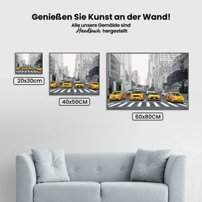 Malen nach Zahlen – Taxi in New York City