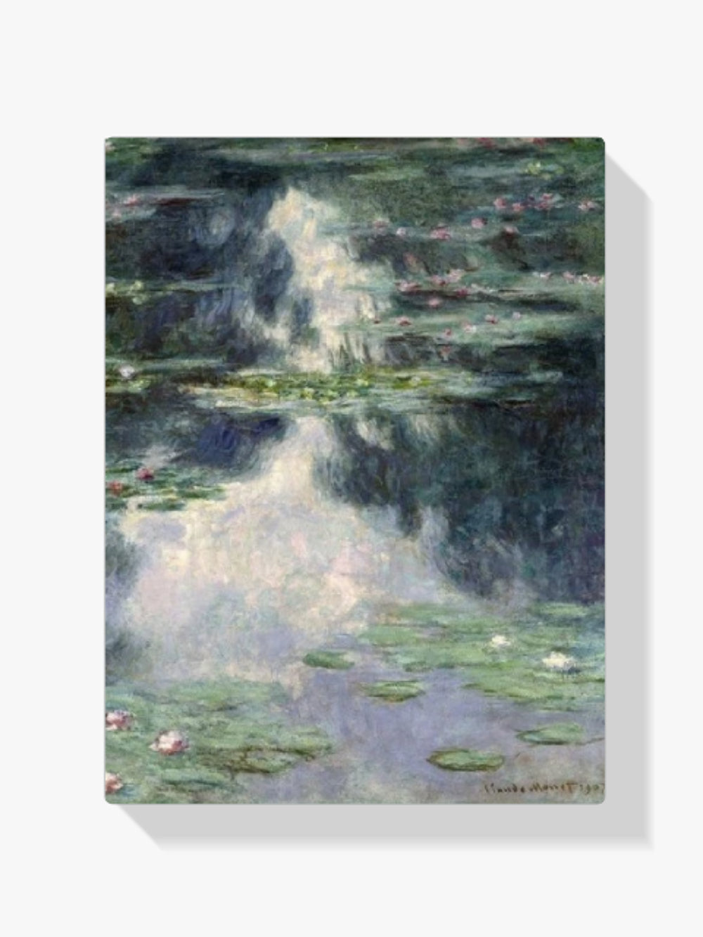Malen nach Zahlen – Teich mit Seerosen