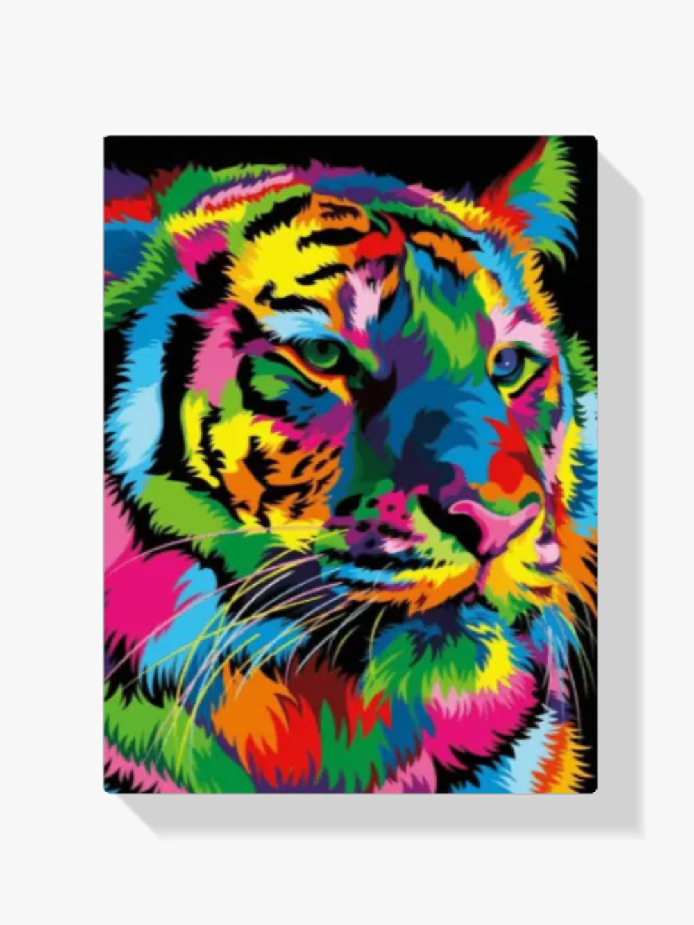 Malen nach Zahlen – Tiger