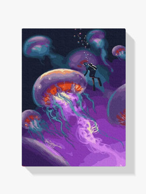 Malen nach Zahlen – Unterwasser-Fantasie