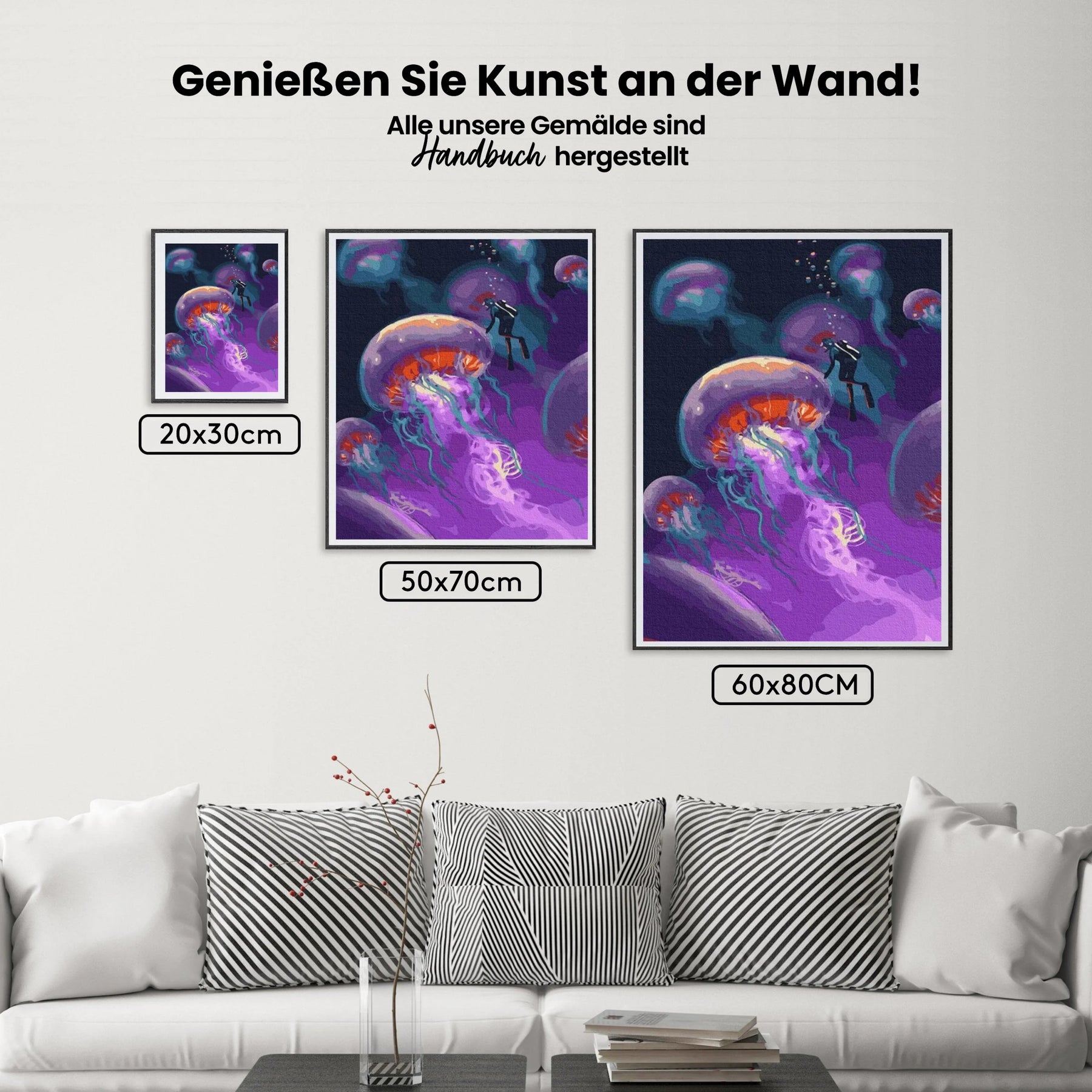 Malen nach Zahlen – Unterwasser-Fantasie