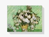 Malen nach Zahlen – Vase mit rosa Rosen