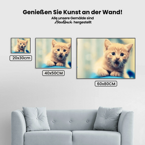 Malen nach Zahlen – Verspielte Katze