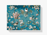 Malen nach Zahlen – Vögel mit Blumen
