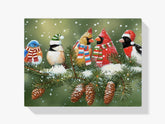 Malen nach Zahlen – Weihnachtsvögel