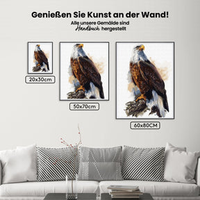 Malen nach Zahlen – Weißkopfseeadler