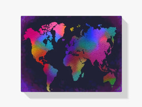 Malen nach Zahlen – Weltkarte in Farbe