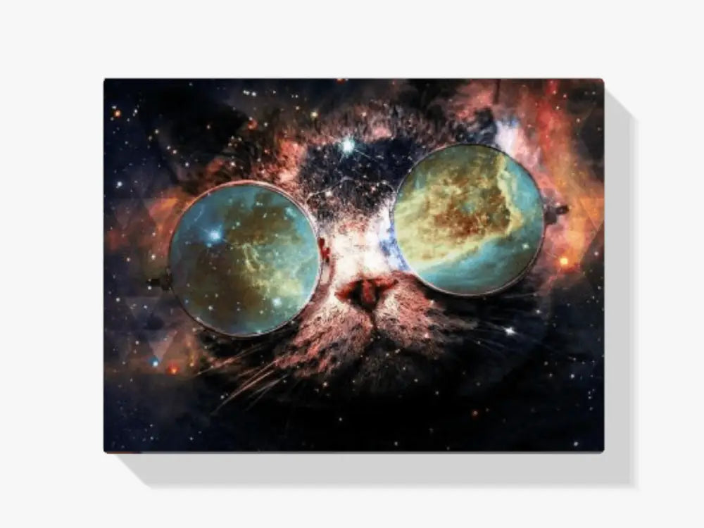 Malen nach Zahlen – Weltraumkatze