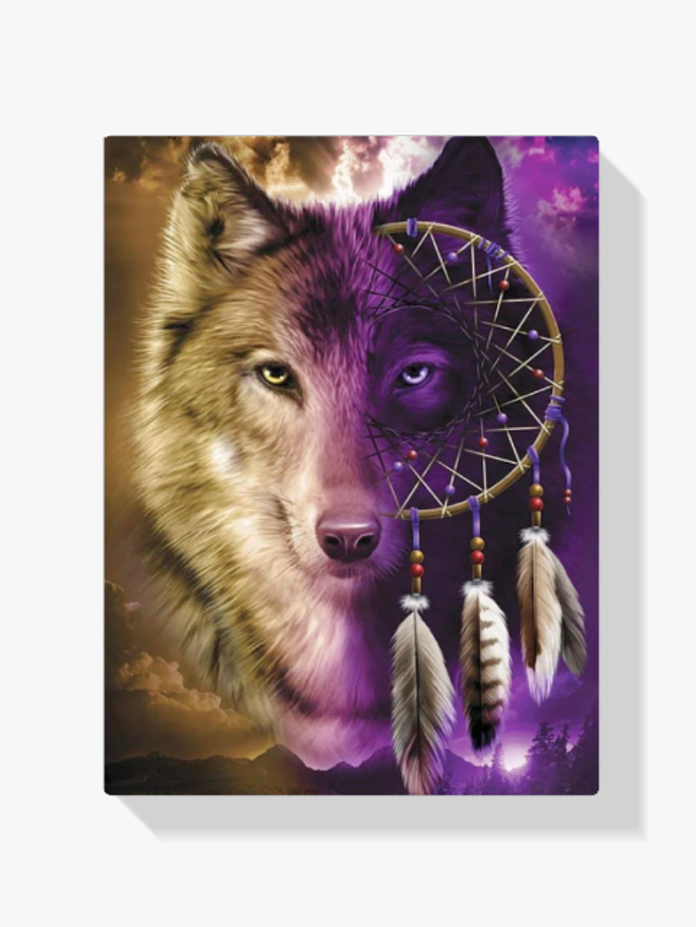 Malen nach Zahlen – Wolf Traum