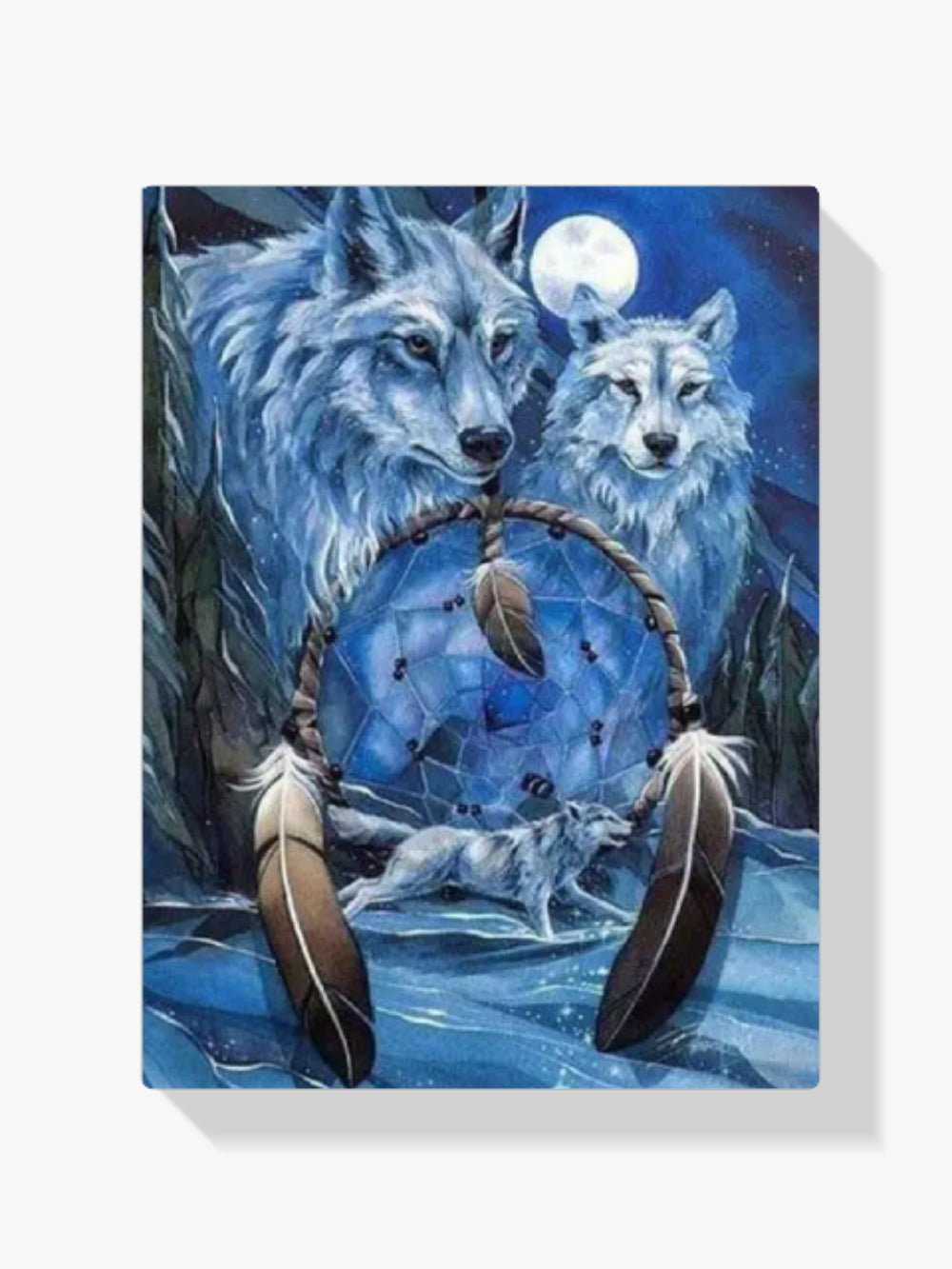 Malen nach Zahlen – Wolf Traumfänger