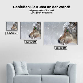 Malen nach Zahlen – Wolf Voll