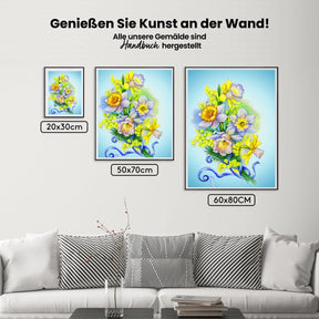 Malen nach Zahlen – Zartes Bouquet