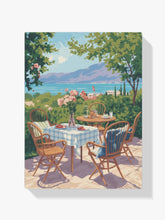 Måla efter siffror - Alfresco eftermiddag
